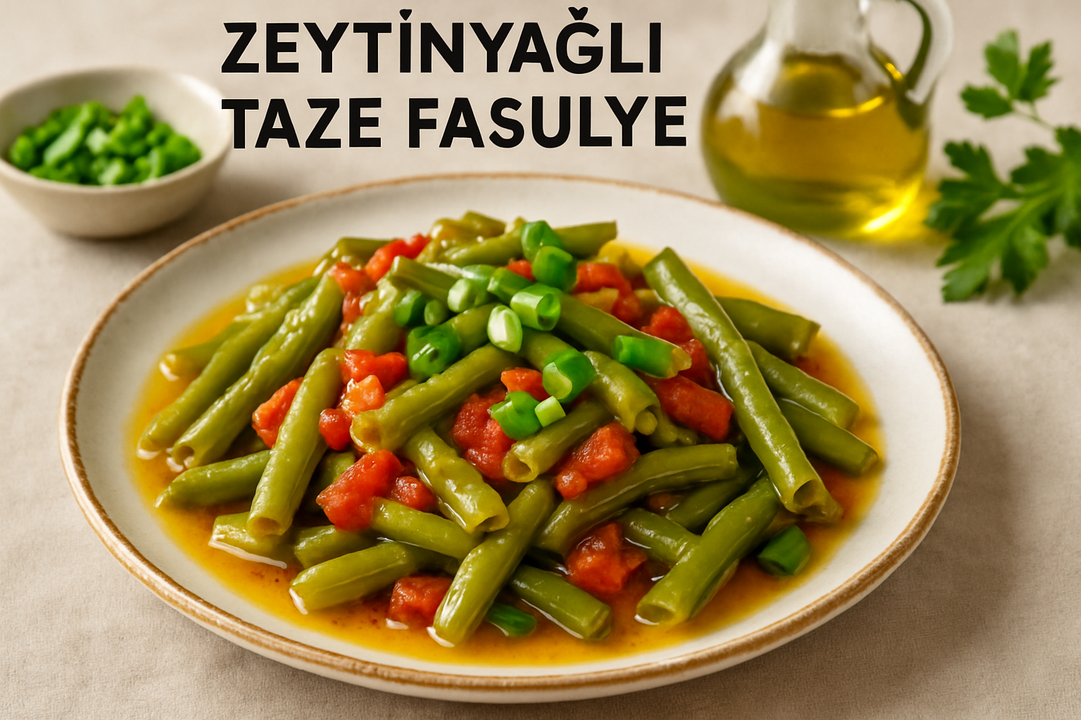 Zeytinyağlı Taze Fasulye: İlkbaharın Hafif Klasik Lezzeti