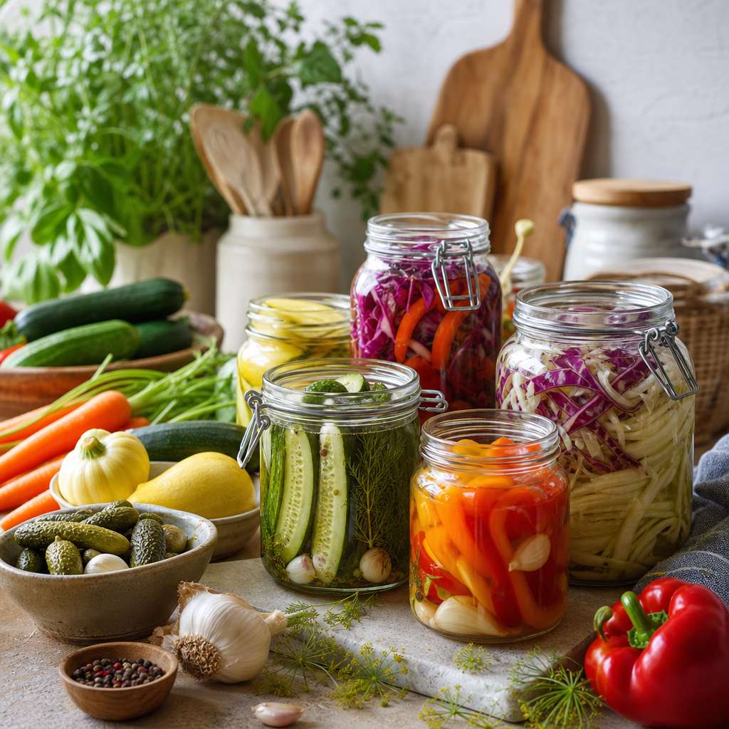 Yaz Sebzeleri İçin Hızlı Fermente ve Salamura Rehberi