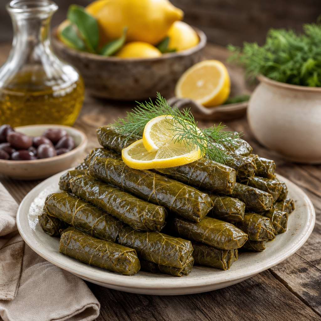 Zeytinyagli Yaprak Sarma Dolma Kökeni ve teknikleri