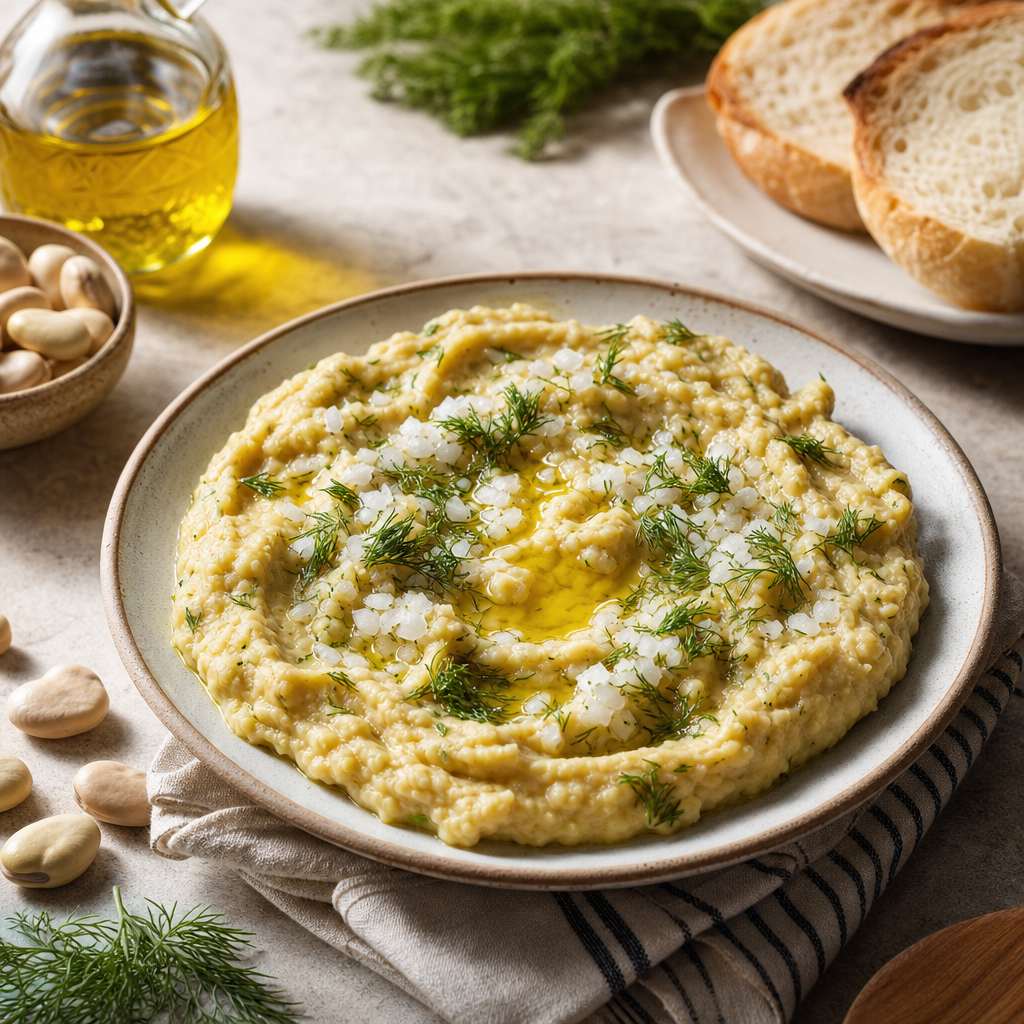 Ege Usulü Fava: Kuru Bakla ile Hazırlanan Zeytinyağlı Meze