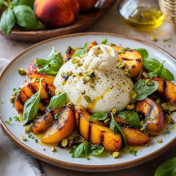 Yaz Izgarasında Şeftali & Burrata — Pratik Teknikler ve Şık Sunum