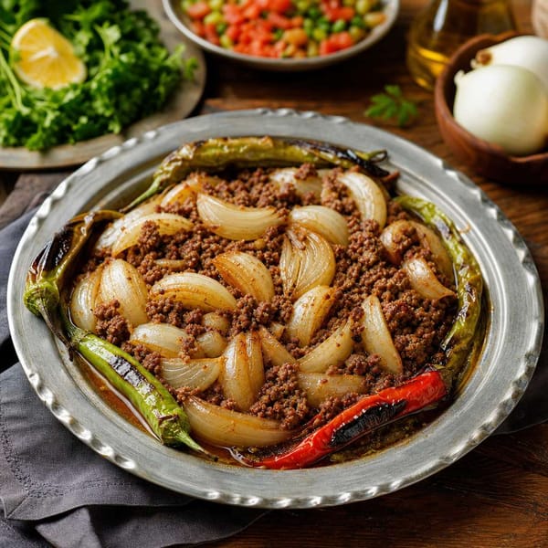 Urfa Usulü Soğan Kebabı: Köz Soğanla Hazırlanan Ev Tarifi