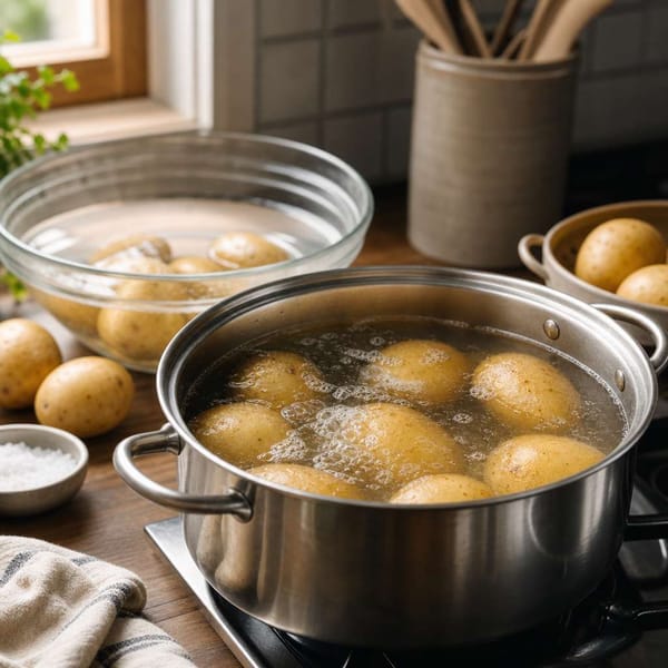 Patates Haşlarken Neden Çatlar? Tuz, Suyun Başlangıç Isısı ve Isı Kontrolü